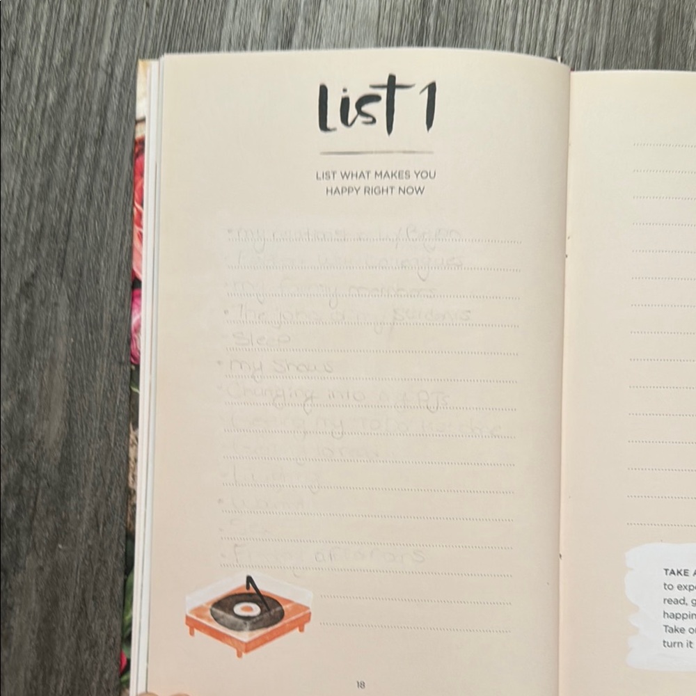 52 Lists for Happiness Journal by Moorea Seal - Picture 12 of 16